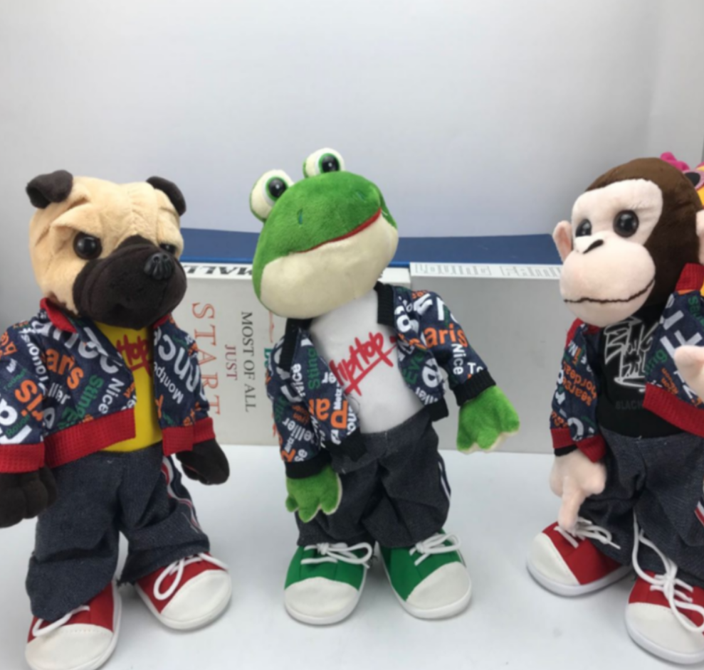 Dancing series simulation animal electronic children's toys Singing and swaying figurine children's toys details Picture