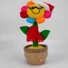 Christmas sunflower children's toy singing + glowing + imitating + recording + swinging figurine Children's toy Application Scenario