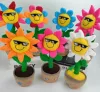 Sunflower simulation children's electronic toy singing + glowing + imitating tongue + recording + swinging figurine children's toy Application Scenario