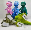 Electric plush toy dinosaur zodiac dragon can sing, learn to speak, dance and shake Russian dragon figurines, children's gifts, figurines, children's toys Specification image