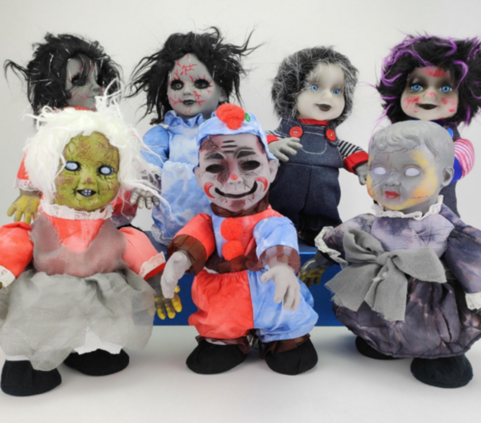 Halloween Standing Ghost Doll children's toys: Glowing, singing, walking, and voice-controlled figurines pic 3