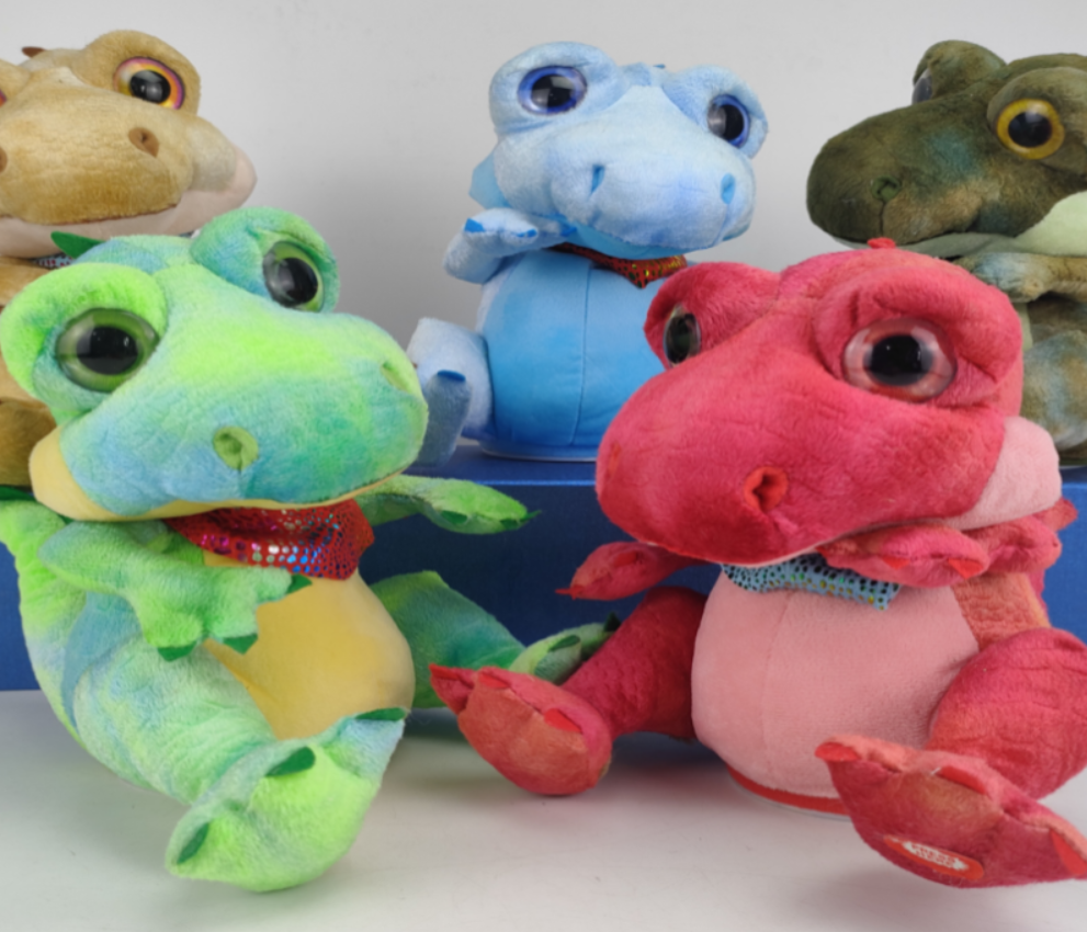 Tyrannosaurus rex dinosaur children's toy electronic toy, imitating tongue + eye-catching + voice control + touch control figurine children's toy