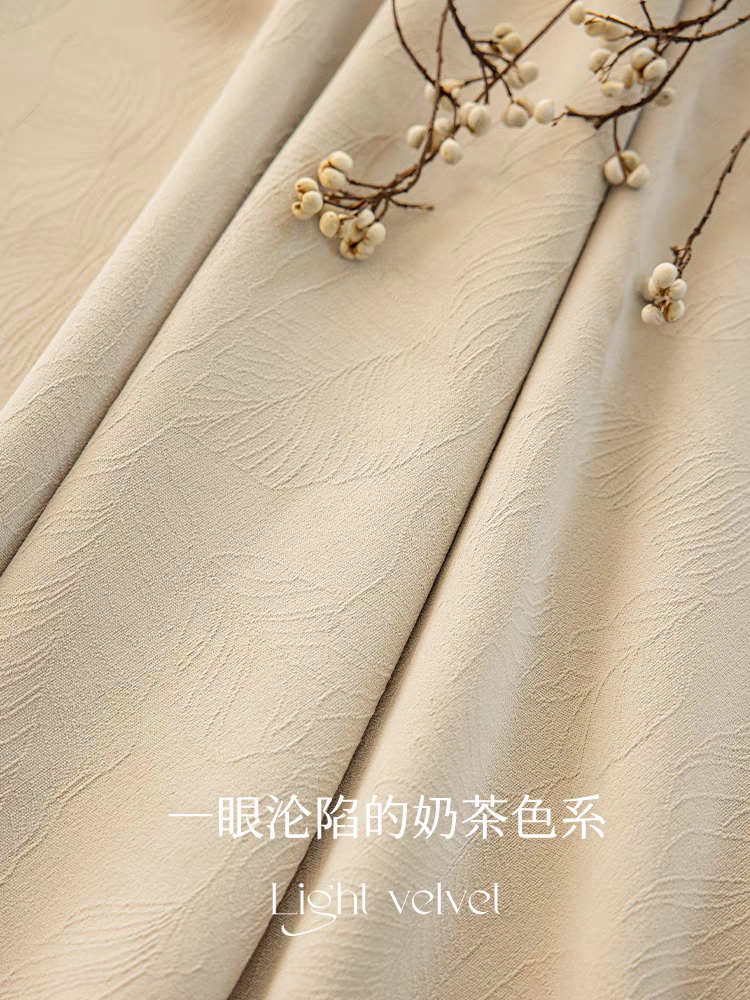 窗帘/扭扭花成品/黑床帘/pvc透明磁吸门帘/床上用品和窗帘套装细节图