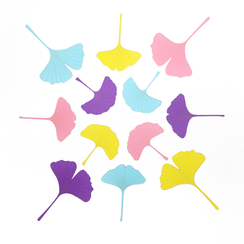 3D stereoscopic home decoration simulation flowers, four-leaf clovers, maple leaves, ginkgo leaves, home decoration paper