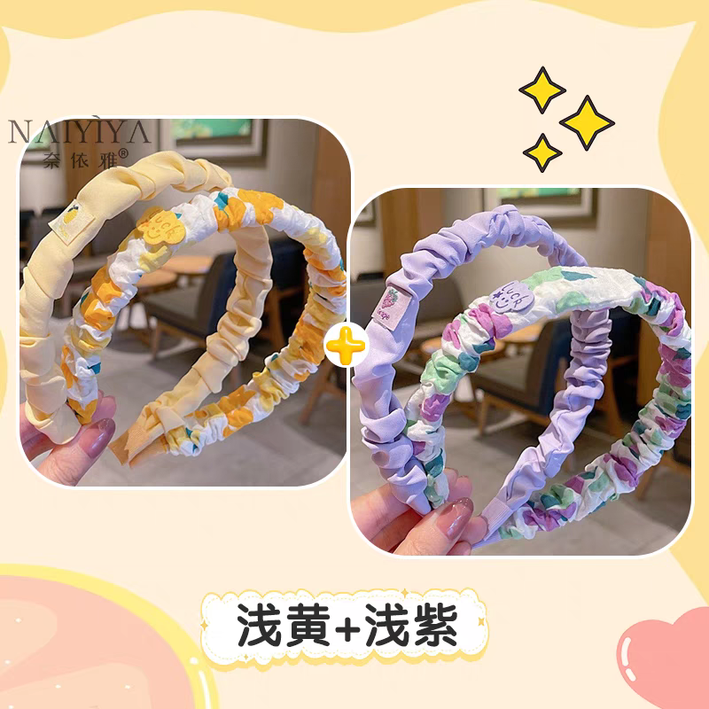 2024 New Children's hair band for Girls, no headband for girls to go to school, girls' hair tie, girls' hair clip, cute for girls in summer detail image 2