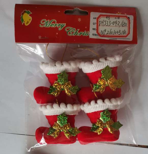 Four packs of foam shoes for Christmas