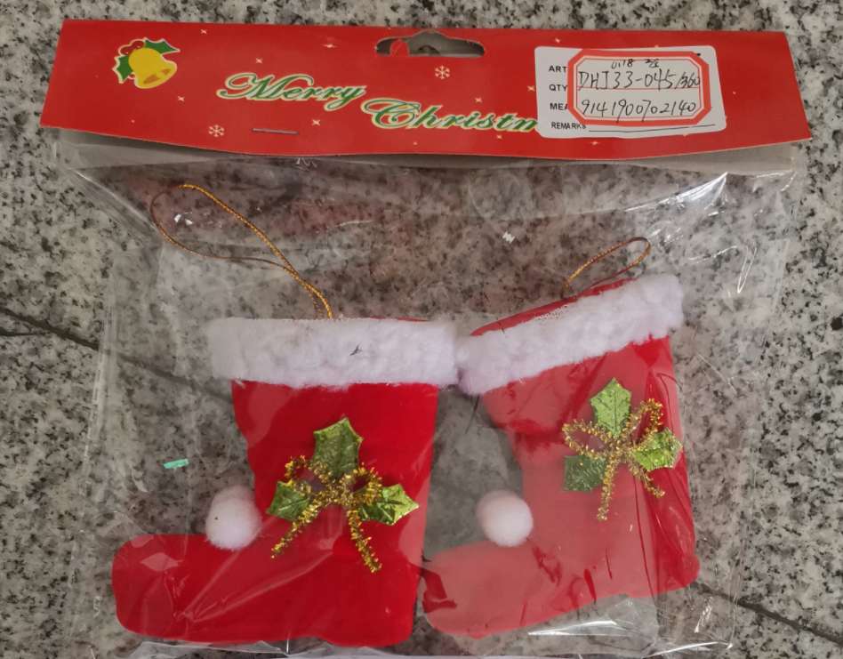 Two packs of Christmas foam shoes for Christmas