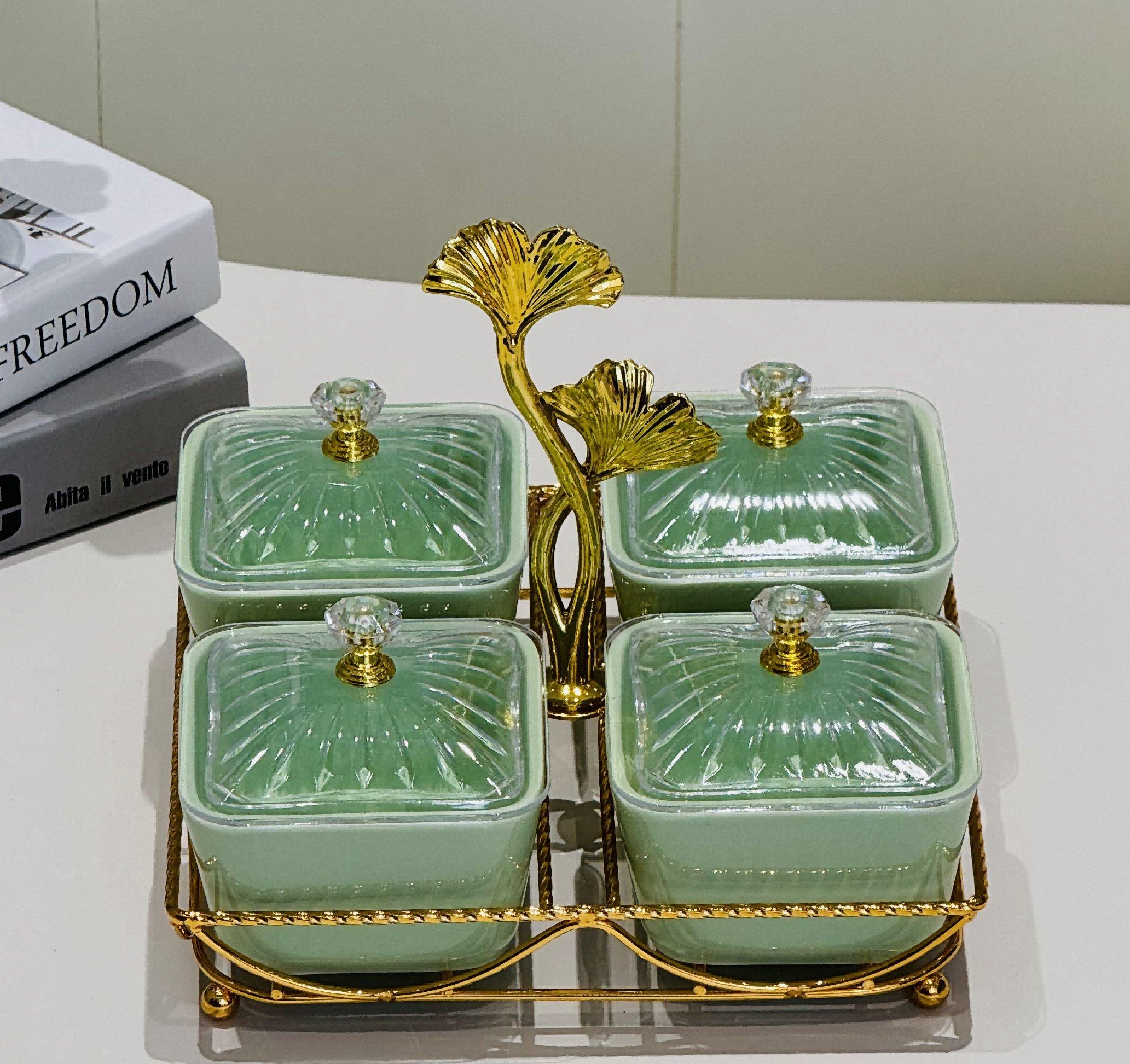 玻璃瓷/玻璃壶/水晶水晶玻璃/生日礼品/蛋糕盘白底实物图