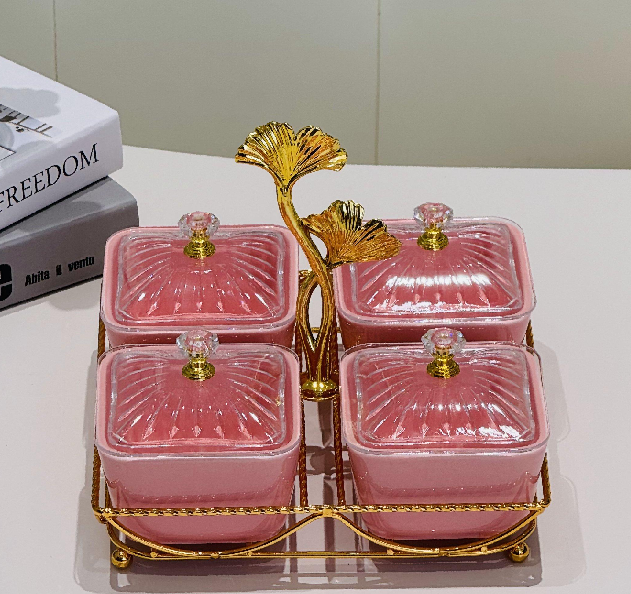 玻璃瓷/玻璃壶/水晶水晶玻璃/生日礼品/蛋糕盘产品图