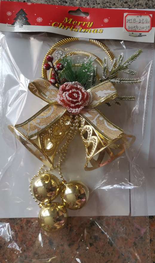 Christmas bell pendants, Christmas supplies, Christmas