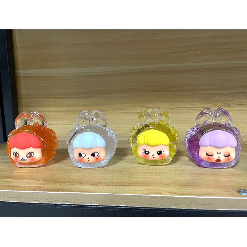 Zhehui Handicrafts Douyin Bestsellers, Dreamy Rabbit Flowing Sand ornaments, dried flowers in oil ornaments, blind boxes and blind bags, diy gifts and presents Specification image