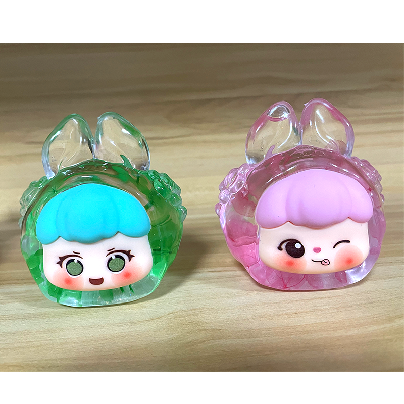 Zhehui Handicrafts Douyin Bestsellers, Dreamy Rabbit Flowing Sand ornaments, dried flowers in oil ornaments, blind boxes and blind bags, diy gifts and presents Application Scenario