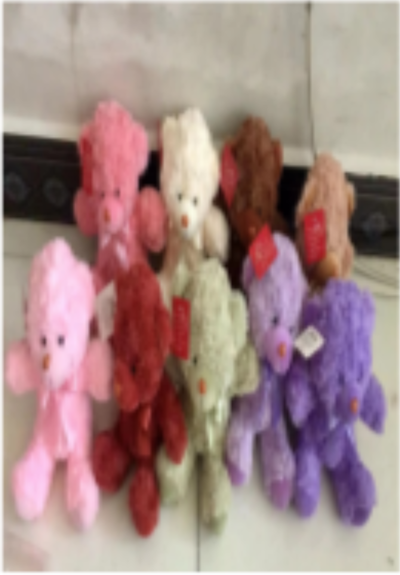 Rose velvet bear doll, claw machine doll, teddy bear doll, claw machine doll, plush toy Application Scenario