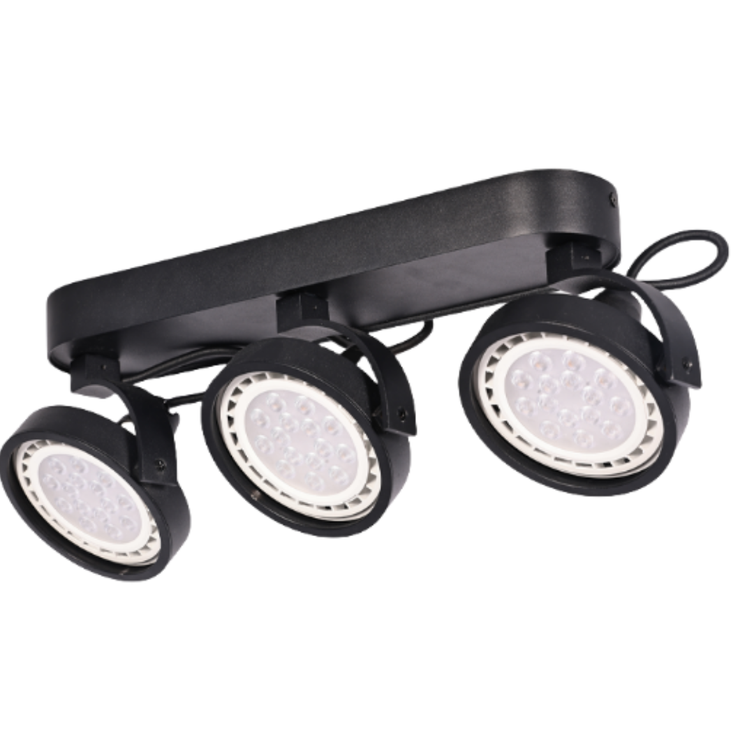 ES111 succión top concentrador downlight 3 cabezas lijado negro lijado blanco Item Picture
