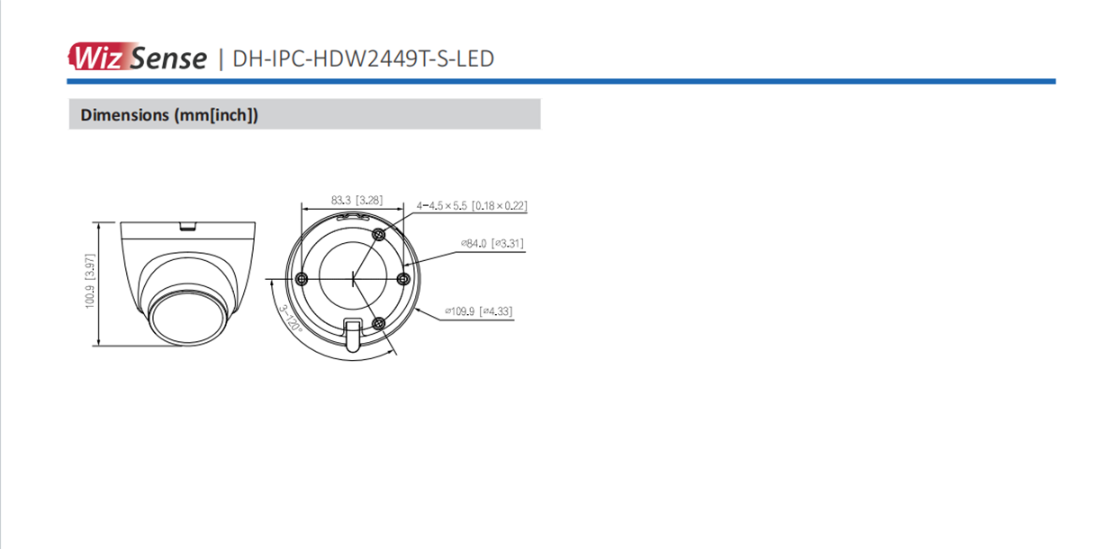 大华监控英文400万网络高清室内摄像头Dahua English camera IPC-HDW2449T-S-LED详情11