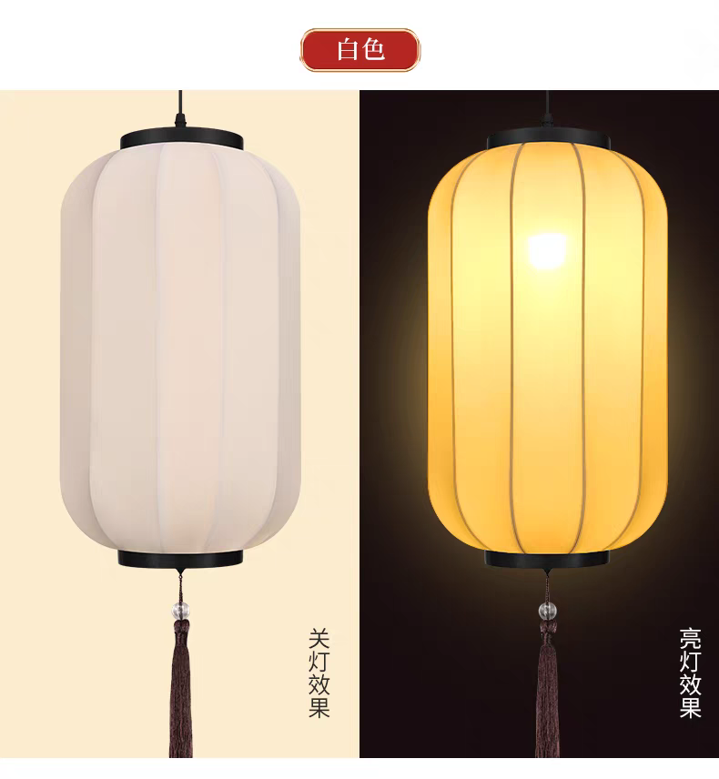 Lanterns, chandeliers, new Chinese-style fabric restaurants, hot pot restaurants, a series of outdoor Chinese-style lamps, antique lamps, decorative cultural and creative products detail image 8