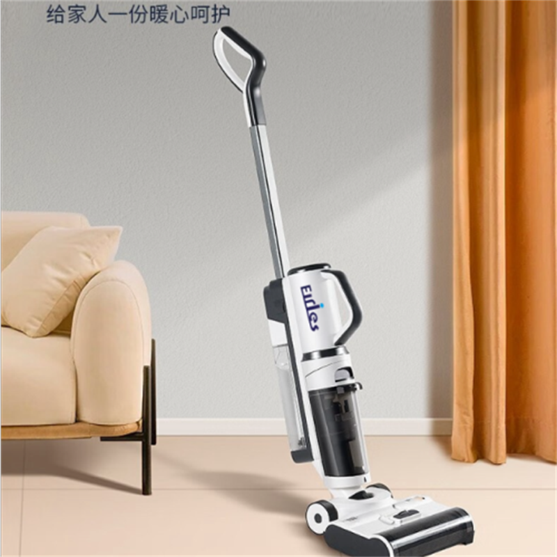New wireless floor scrubber with dry and wet dual-purpose suction and mopping, AI smart small appliance, hand-pushed mopping and washing all-in-one machine details Picture