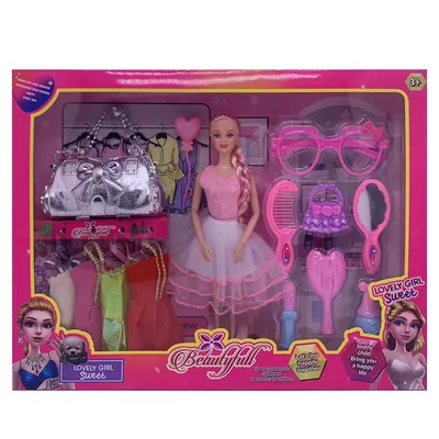 New foreign trade doll high-end princess doll toys limbs wrist movable window box 11 inches solid babp set gift box Fashion senior gift box large set girls play house wine set toy A3 thumbnail