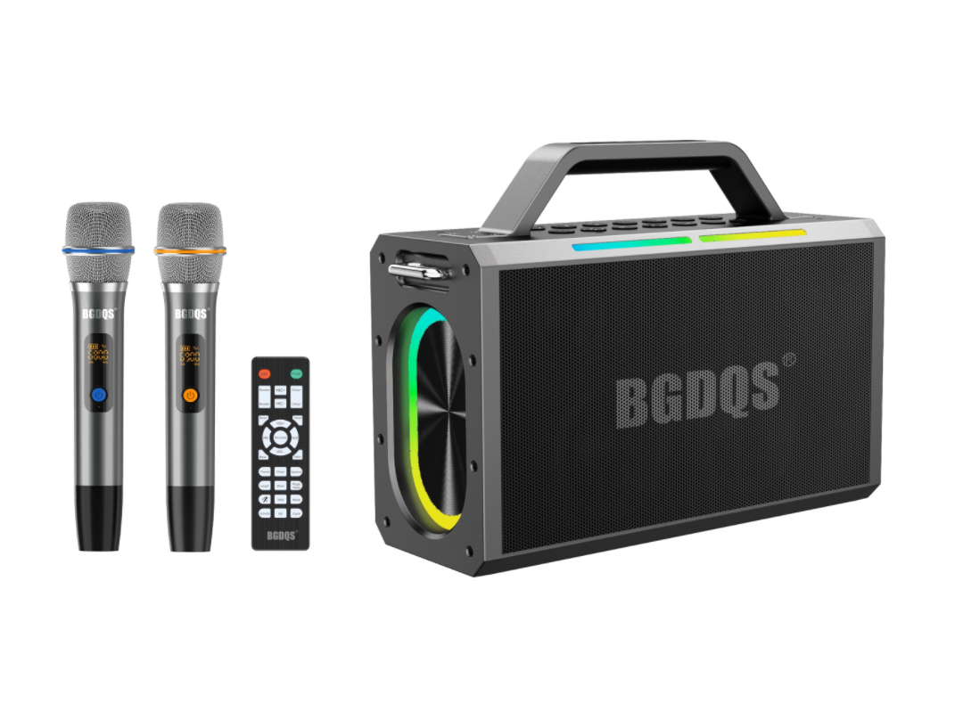 BGDQS BG-PRO series BG-50 high-power, convenient, ultra-heavy bass outdoor karaoke instrument live streaming speaker Square dance Bluetooth portable subwoofer speaker karaoke bar full figure