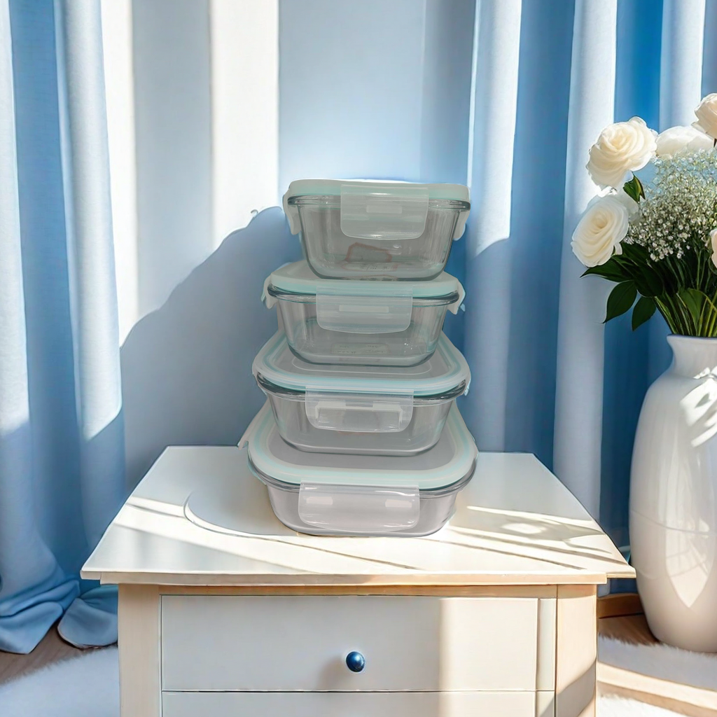 "650ml round plastic lunch box for home use, food-grade material, portable preservation box, stackable storage, simple design "55 details Picture