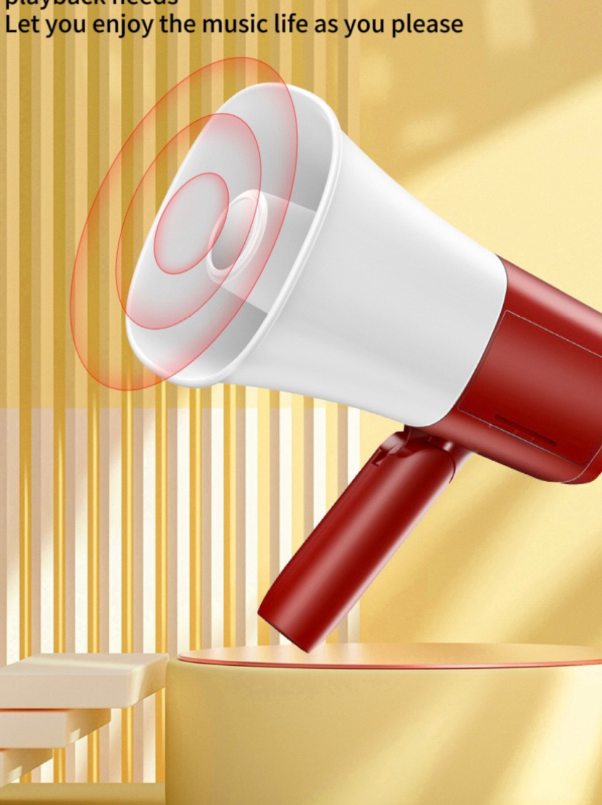 Handheld lithium battery loudspeaker, dual battery compartment, street vendor, loudspeaker, wireless megaphone, Shouting microphone, loudspeaker, loudspeaker full figure