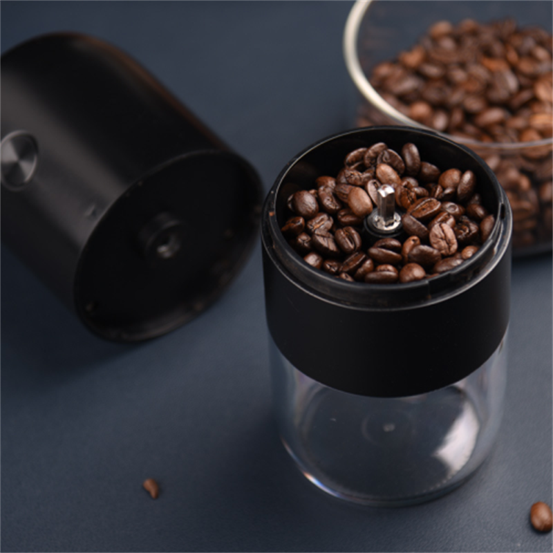 Hand-cranked coffee grinder, coffee bean grinder, kitchen appliances, cross-border export stock, freshly ground electric coffee bean grinder Specification image
