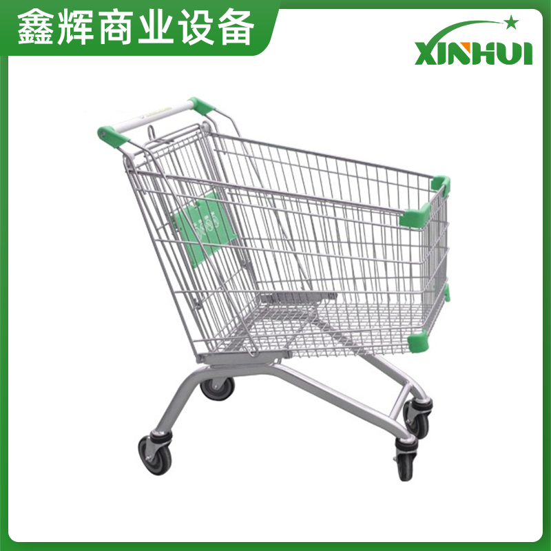 European-style custom supermarket shopping cart trolley, large shopping mall shopping purchase trolley 280L shopping cart