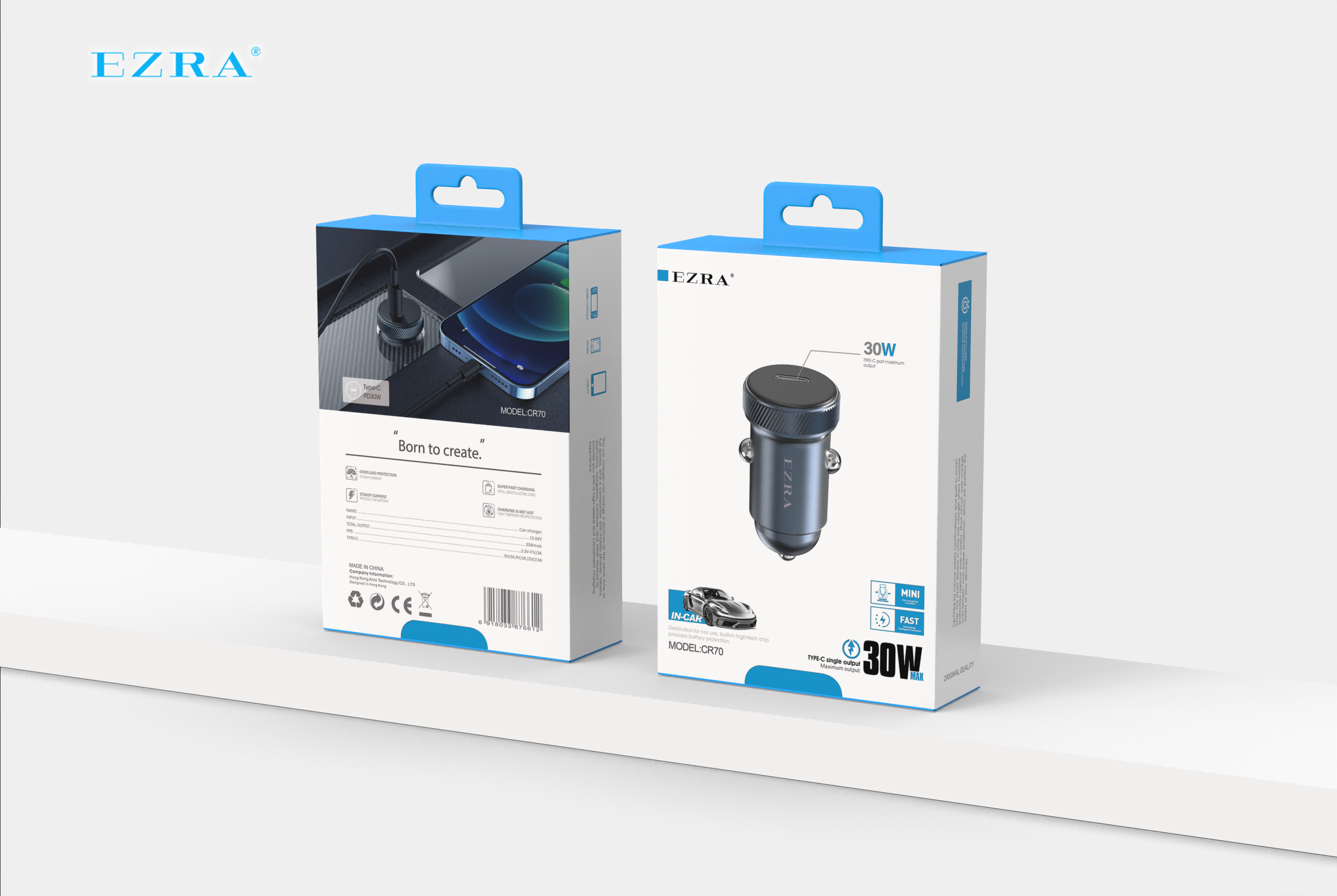 توافق وحدة شحن الهواتف المحمولة من طراز Tesla CR70 مع وحدة الشحن الشحن الخلفية من طراز USB/Type-C لإعادة الشحن السريع في أودي