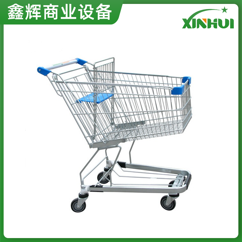 超市购物车德式60L-280L手推车双层购物车理货车超市购物车手推车