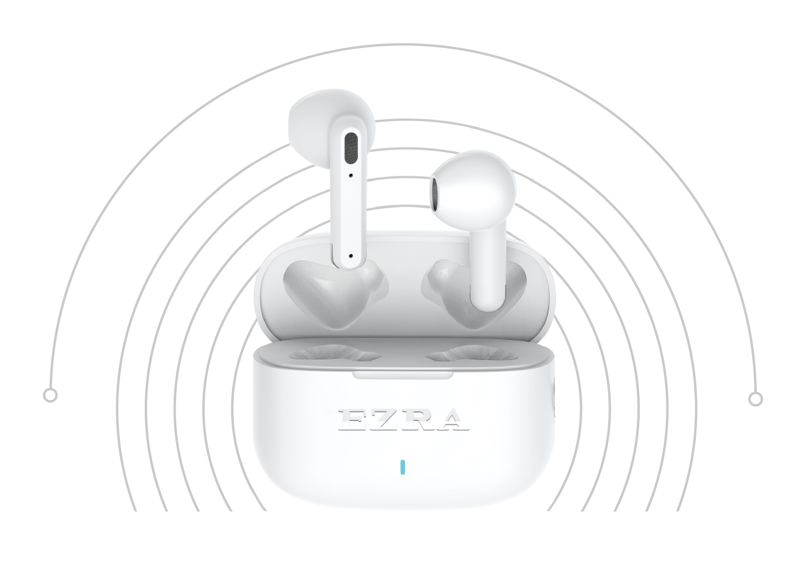 EZRA Cross-border TWS headset Semi-in-ear Bluetooth headset with high sound quality noise cancelling call TWS56 details Picture