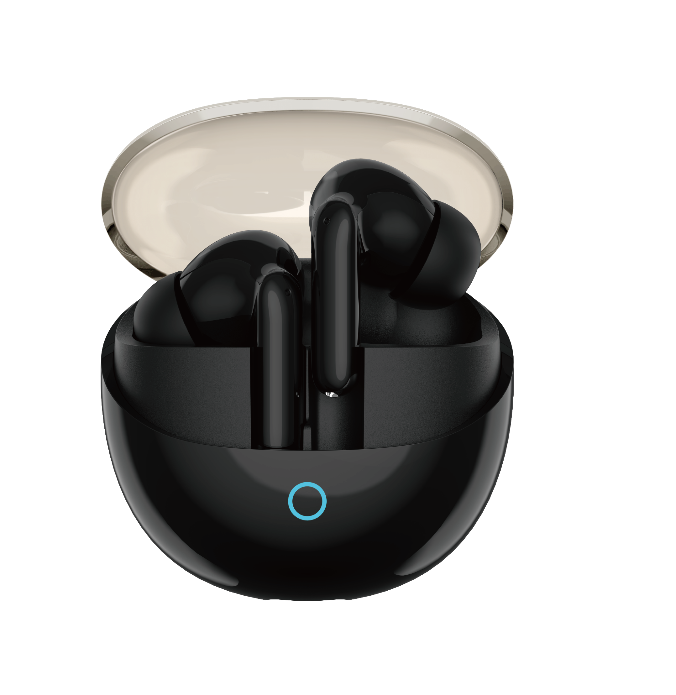 Stylish in-ear semi-in-ear Bluetooth headset TWS112 HD call music headset comfortable to wear long battery life Specification drawing