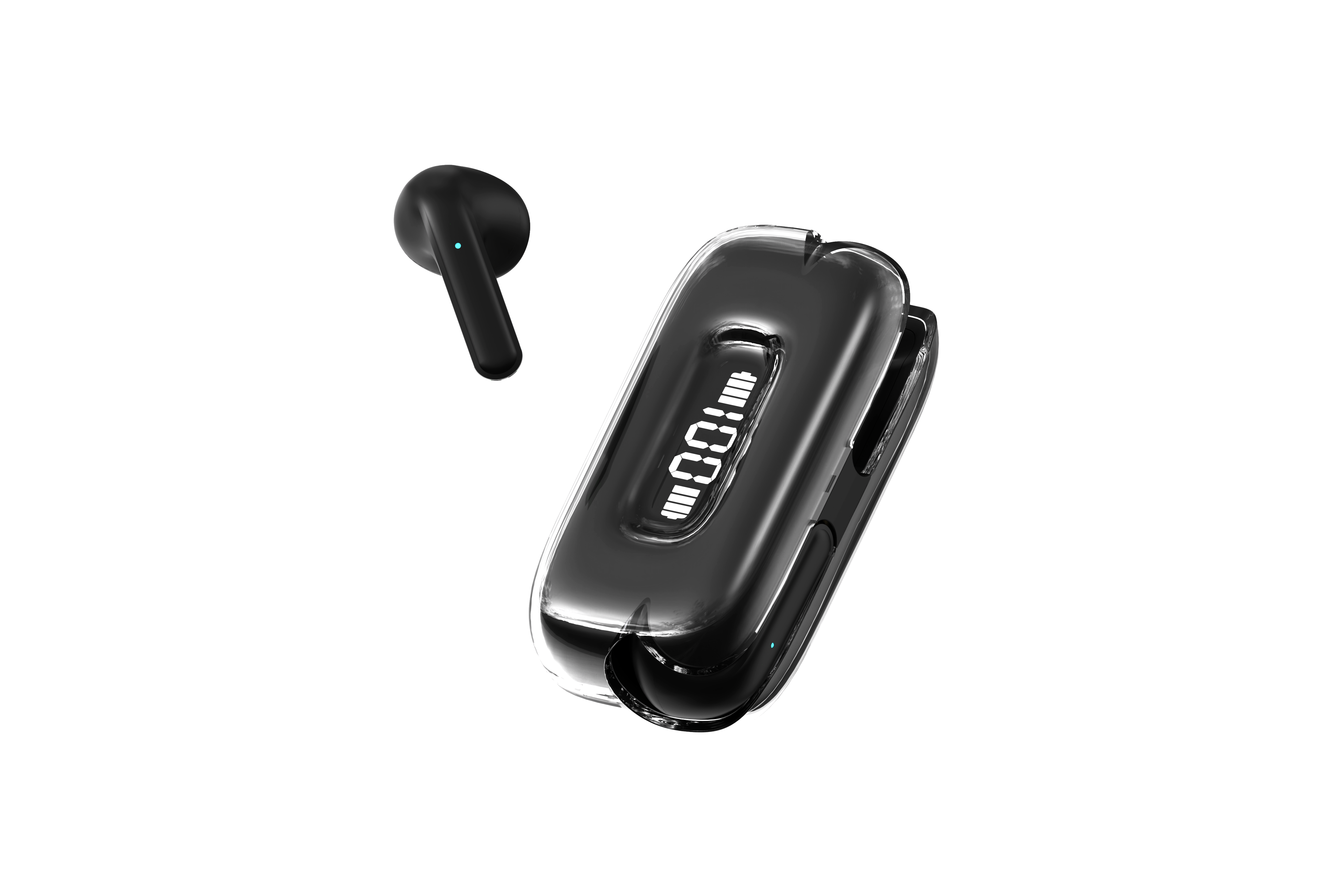 EZRA Cross-border TWS58 in-ear semi-in-ear Bluetooth headset High fidelity sound touch operation sports waterproof headset Specification drawing