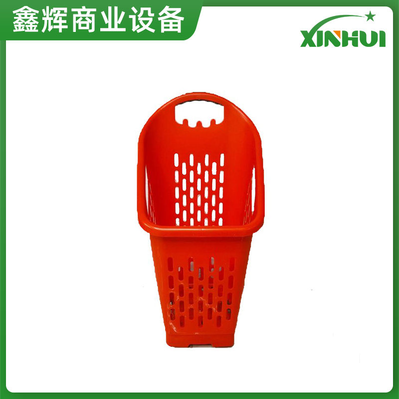 Four-wheel high-back shopping basket supermarket shopping basket
