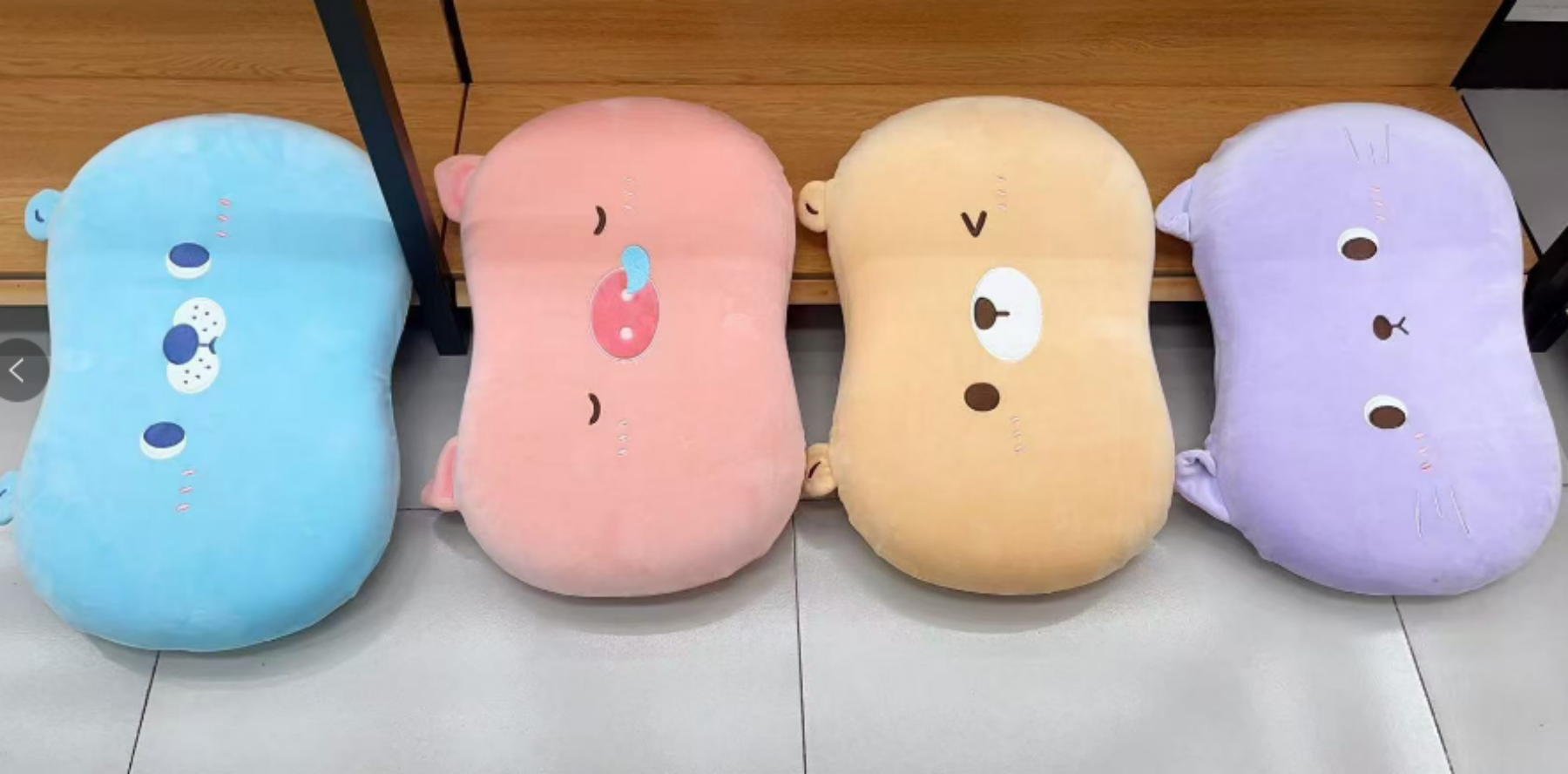 Memory foam cartoon cat belly pillow Item Picture