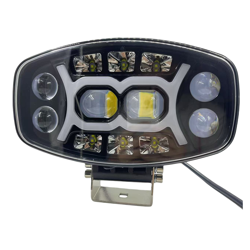 Ouka LED headlights, high-power spotlights, led car work lights, 10-inch ceiling lights, fog lights, Russian version Specification image