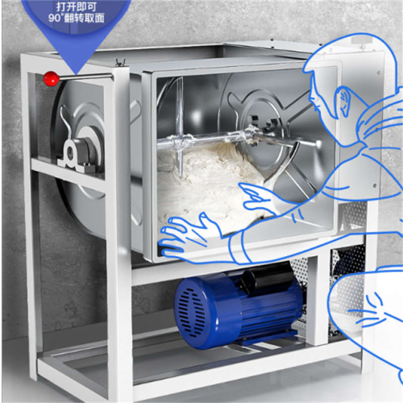 Commercial dough mixer 25, 15, 10, 5 kilograms fully automatic dough kneading machine, chef electric stainless steel chef machine Item Picture