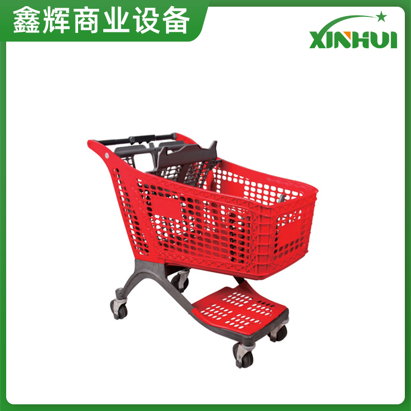 Wholesale 175L all-plastic trolleys, large-capacity new shopping carts, all-plastic shopping carts for direct sales Wholesale 175L all-plastic trolleys, large-capacity new shopping carts, all-plastic shopping carts for direct sales