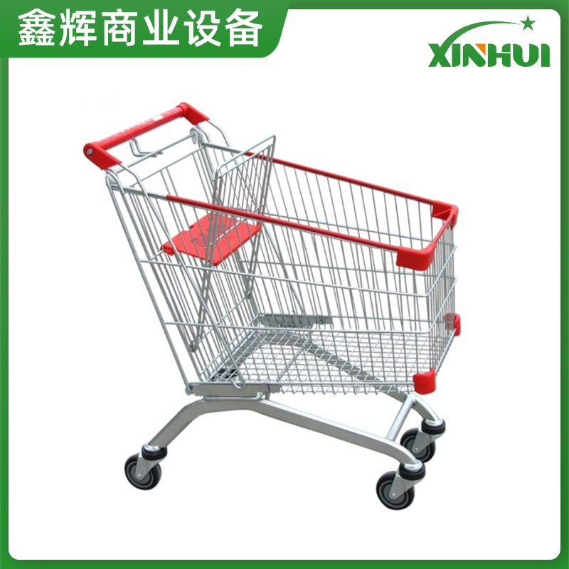 Supply 80L European-style trolleys with stools, supermarket shopping carts, shopping mall trolleys, and metal shopping carts Supply 80L European-style trolleys with stools, supermarket shopping carts, shopping mall trolleys, and metal shopping carts