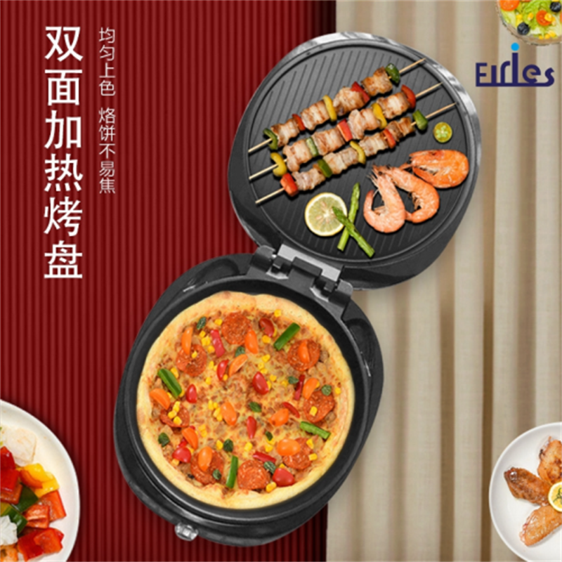 A multi-functional electric pancake rack, a household kitchen appliance with double-sided heating, detachable and washable, and a large frying, baking and pancake-making pan details Picture