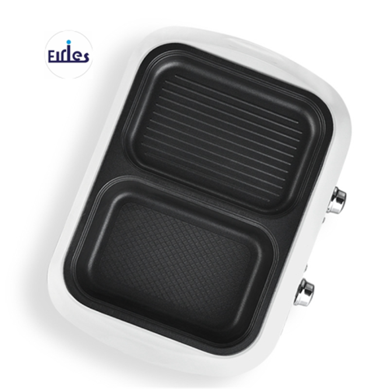 Multi-functional kitchen appliances for hot pot and grill, dormitory electric hot pot, teppanyaki small appliances, dual-purpose hot pot, household electric cooking pot Application Scenario