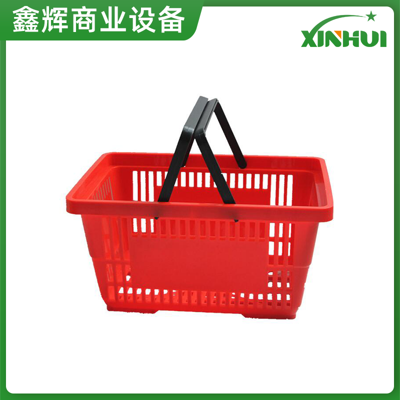 Supermarket plastic hot-selling shopping baskets, plastic leisure shopping baskets, store supermarket hand-held shopping baskets, direct sales