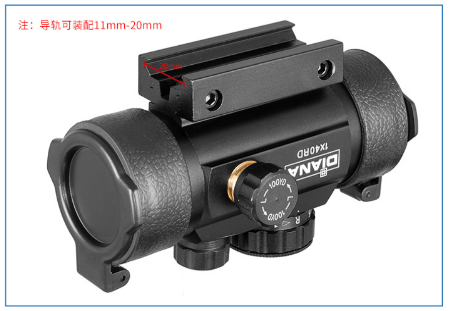 戴安娜DIANA 1×40红点瞄准镜大视野内红点全息手调版内红点瞄准器详情11