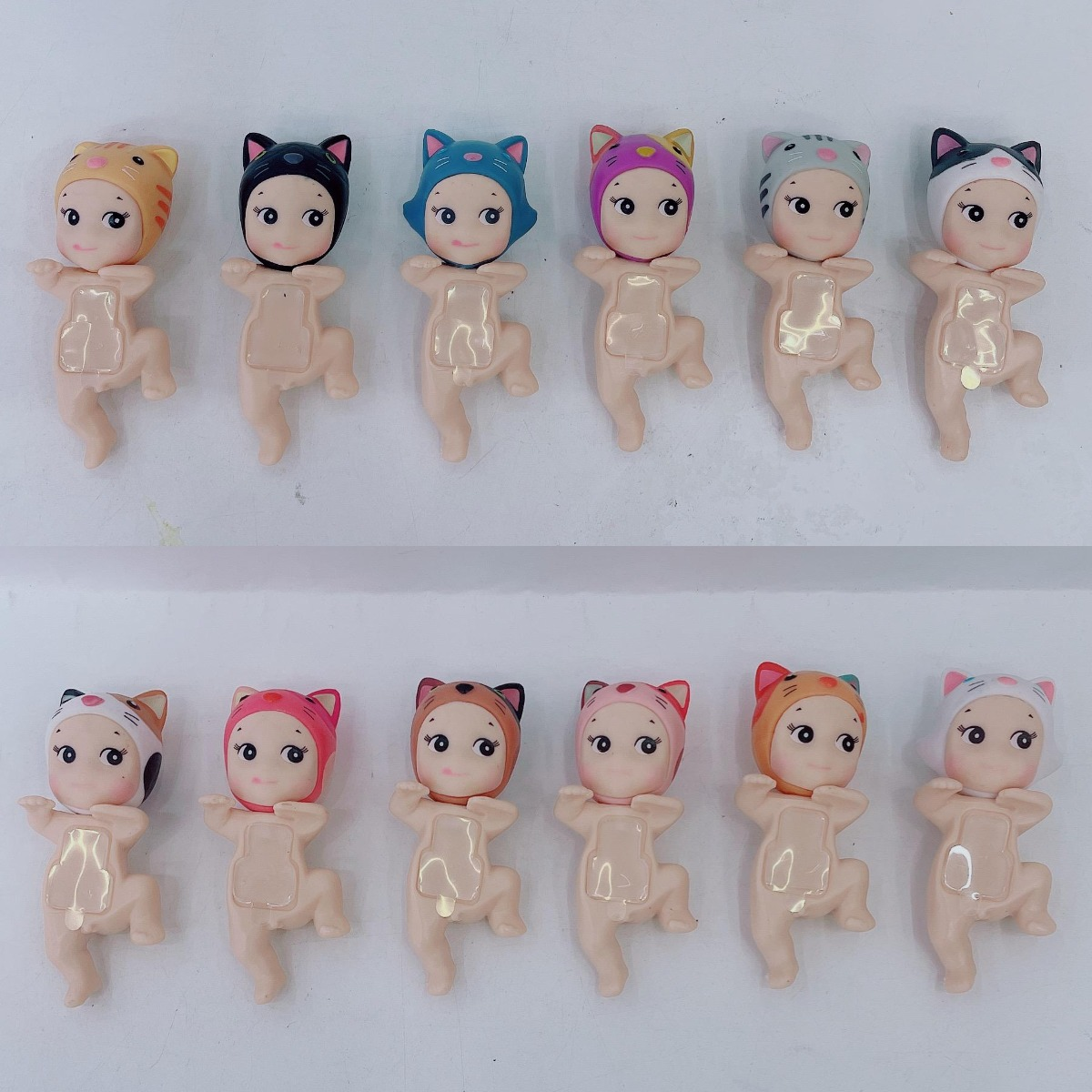 趴趴猫咪天使宝宝盲盒系列手办公仔手机电脑装饰摆件