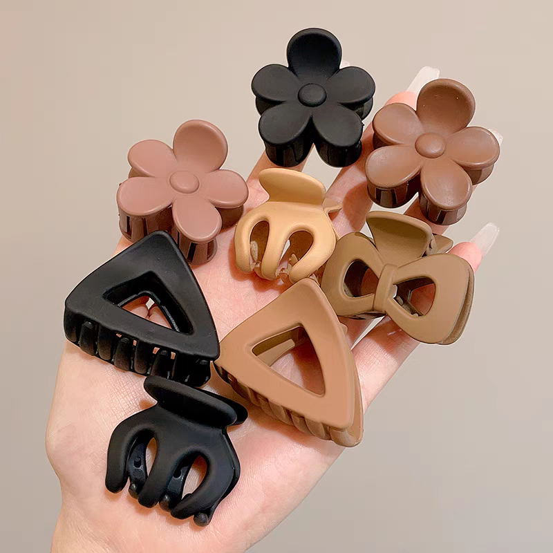 Acrylic small clip for women, 2024 new style high-end clip headwear, high ponytail fixing wonder, hair clip and hairpin