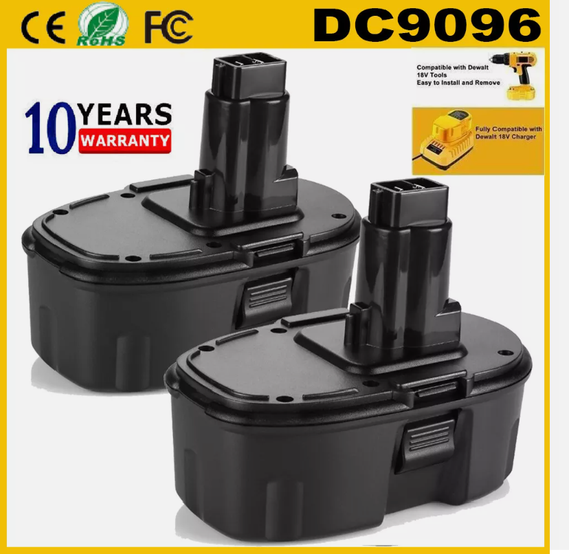 2-PACK 18V For Dewalt 18 VOLT XRP DC9096 DC9098 DC9096