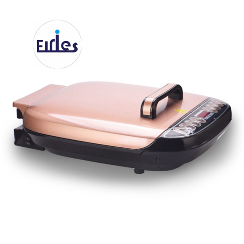 A double-sided electric griddle, a kitchen appliance that deepens heating, is a household multi-functional grilling and baking machine that integrates pancakes and pancakes Item Picture