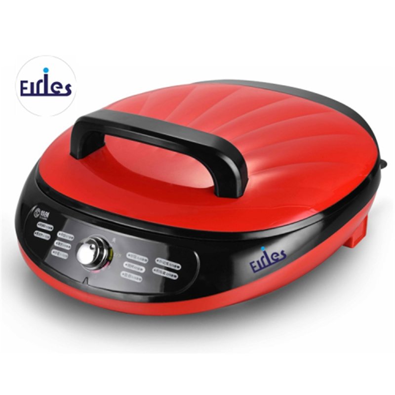 Electric griddle, non-stick baking tray, suspended mechanical black double-sided heating, household all-in-one electric griddle, cross-border Specification image