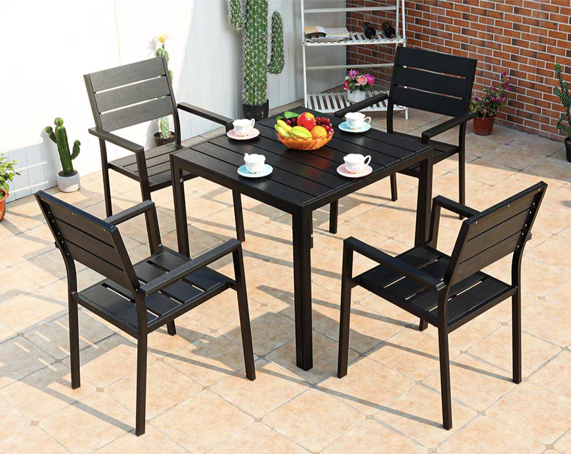 仿木茶几 客厅新中式茶桌椅套装 休闲户外家具 藤编桌椅组合 茶桌茶盘家装建材 休闲用品户外享受时光休闲用品户外细节图