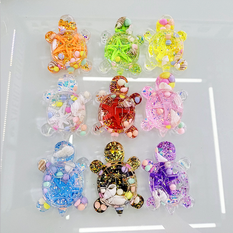 Zhehui Handicrafts Douyin Bestsellers: Turtle, flowing sand, starfish turtle, black and gold turtle, red starfish turtle, oil-soaked turtle, blind box and blind bag, diy gift Application Scenario