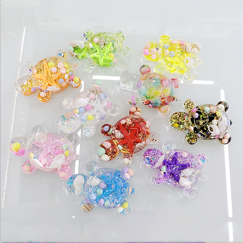 Zhehui Handicrafts Douyin Bestsellers: Turtle, flowing sand, starfish turtle, black and gold turtle, red starfish turtle, oil-soaked turtle, blind box and blind bag, diy gift Item Picture